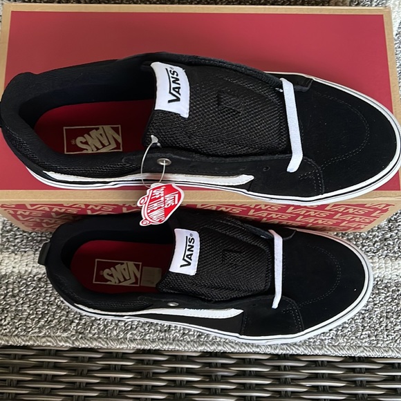 Vans Filmore Suede Canvas Black/White MENS - Picture 3 of 16